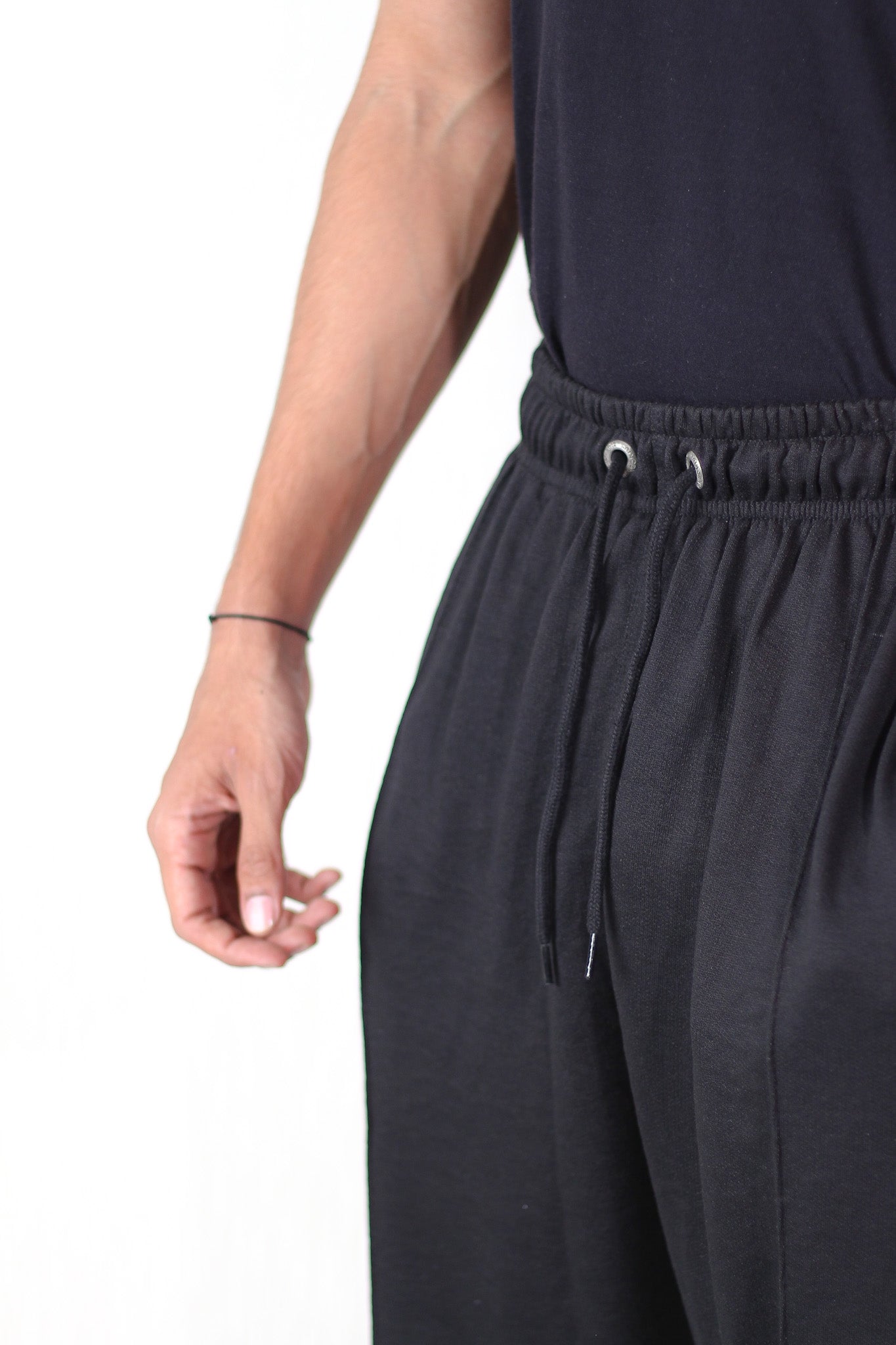 Pleated Black Trouser