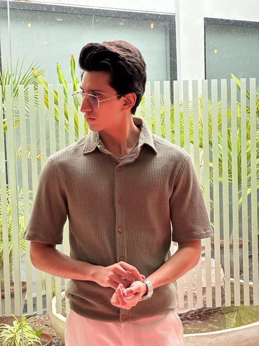 Oilve Green Cuban Shirt