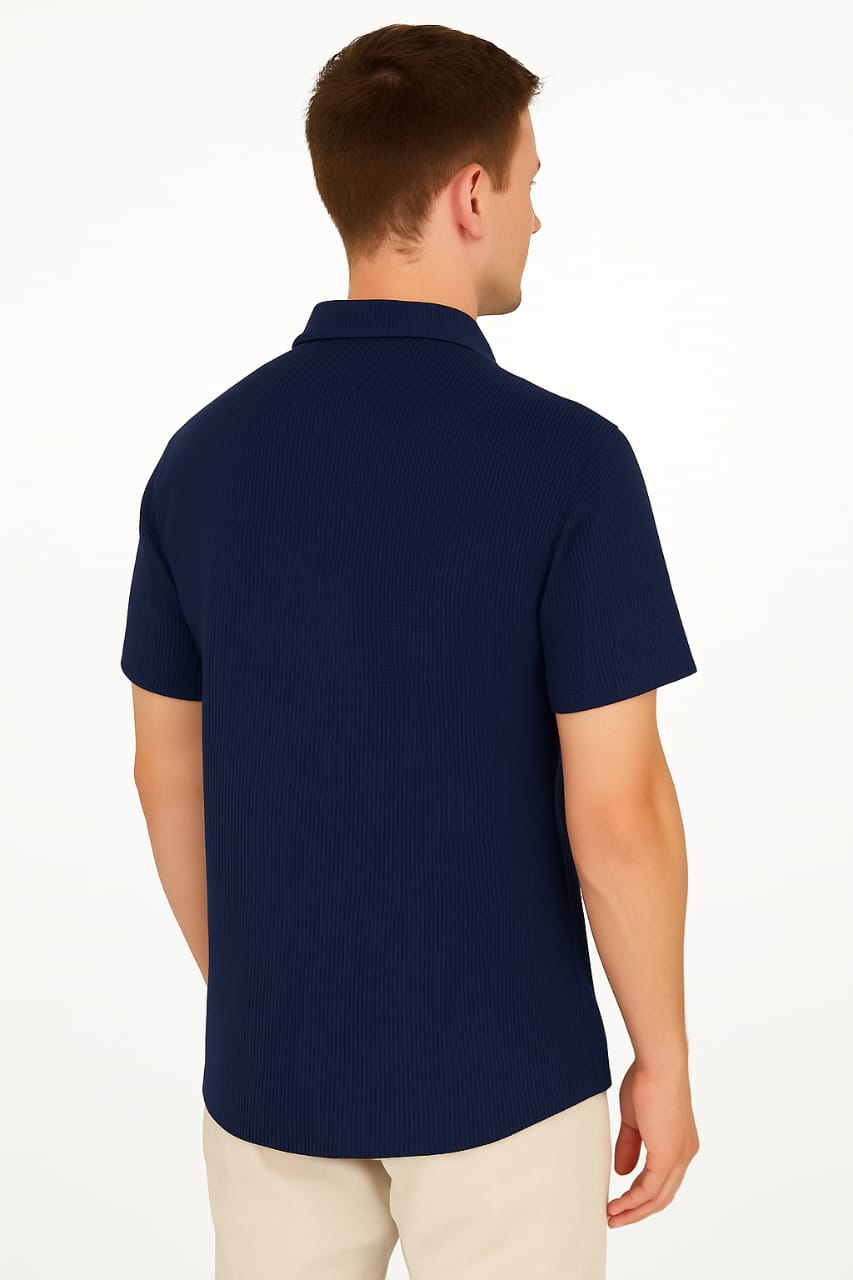 Blue Cuban Shirt