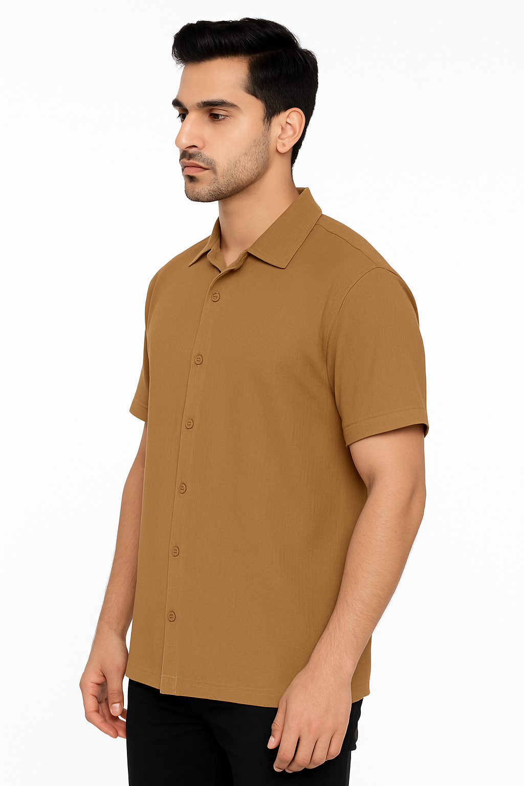 Biscuit Green Cuban Shirt