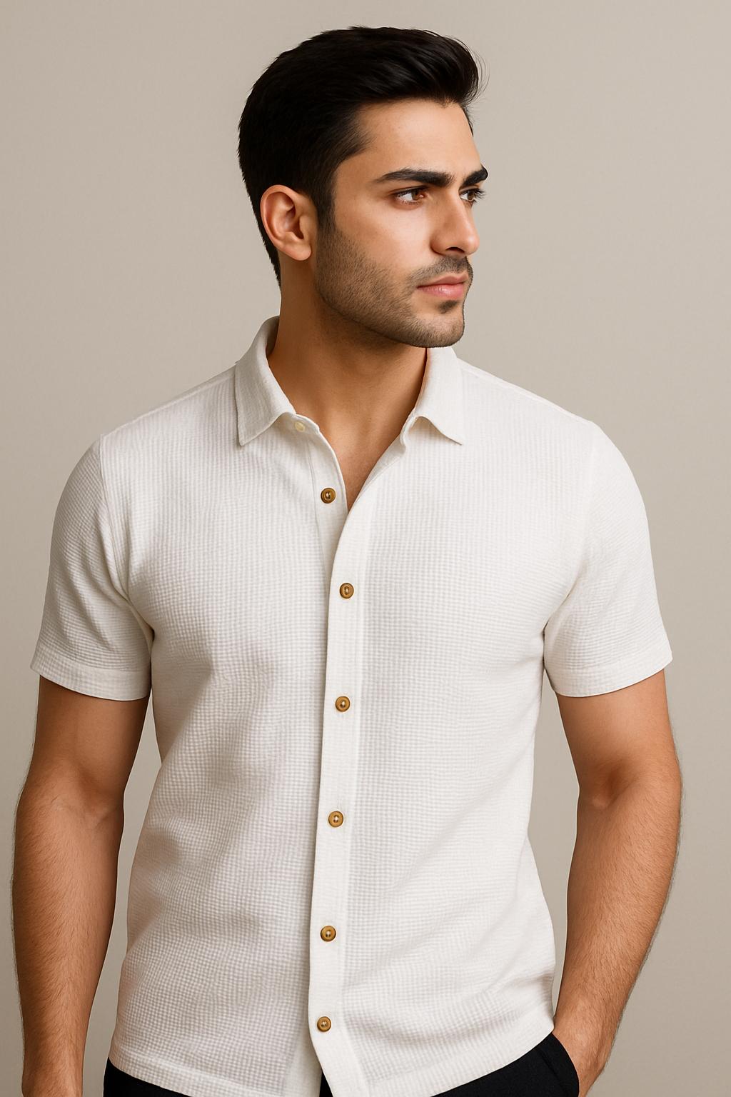 White Cuban Shirt
