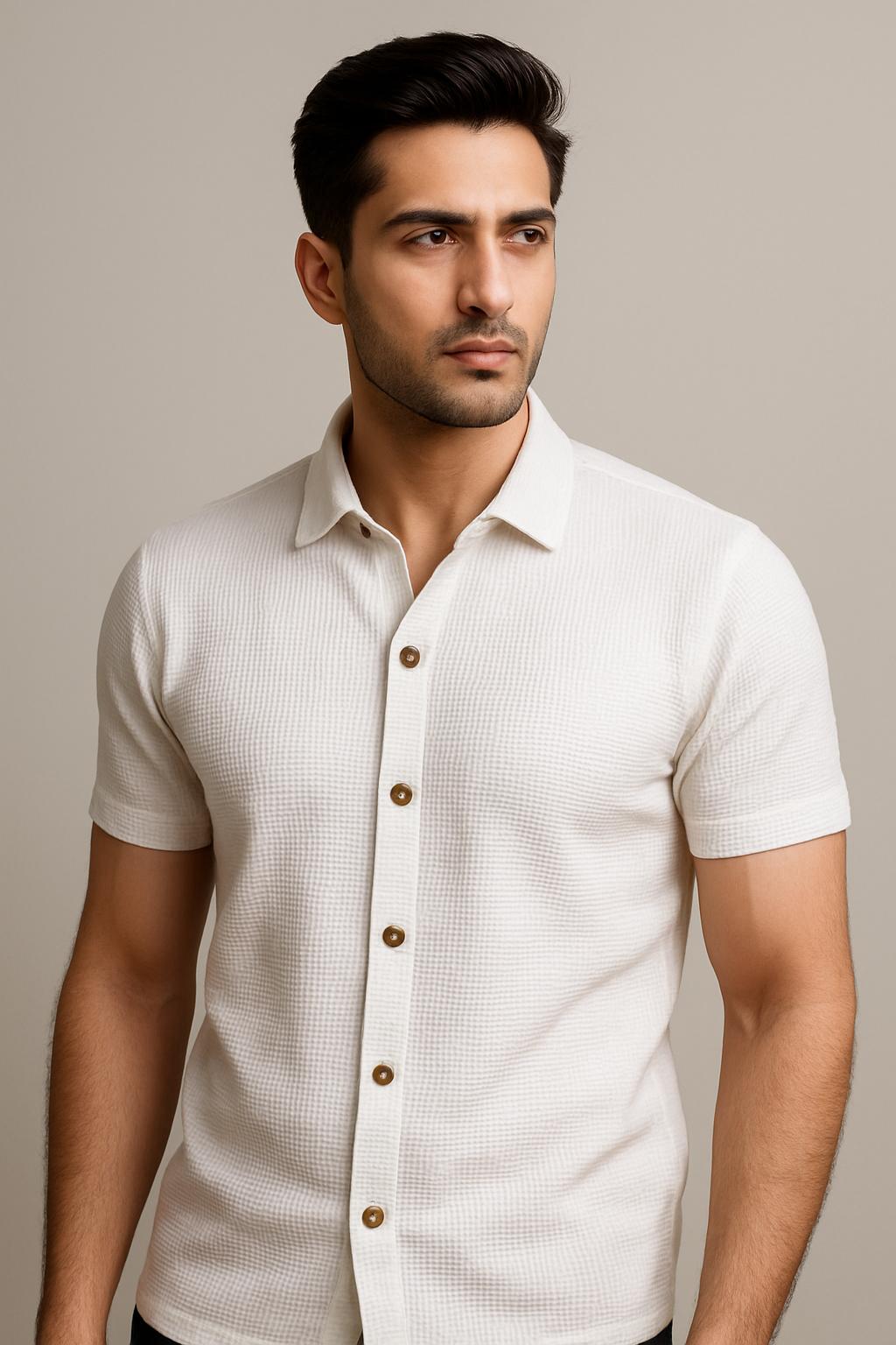White Cuban Shirt